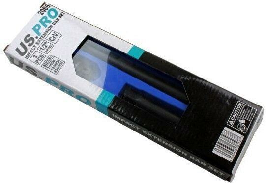 US PRO 3PCS 1/2" DRIVE IMPACT EXTENSION BAR SET
