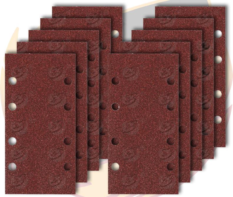 VEWERK 10PCS 80 GRIT SANDING SHEET 93MM x 190MM