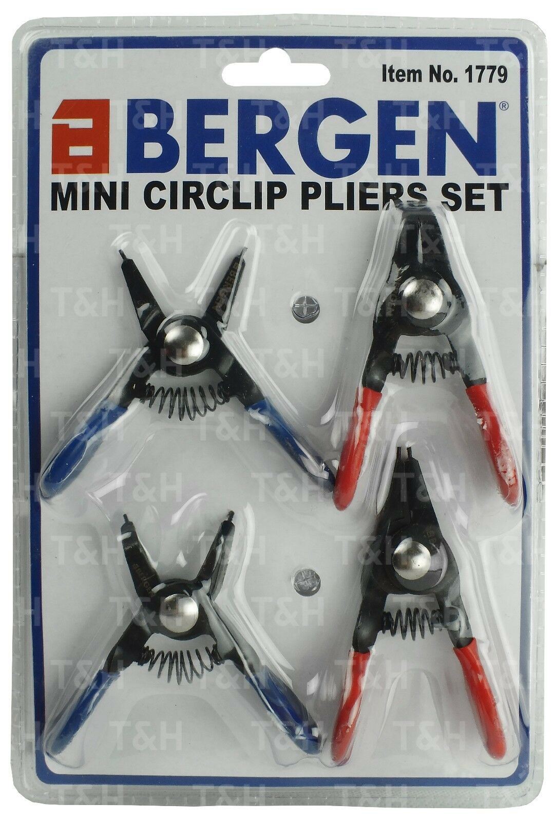 US PRO 4PCS MINI CIRCLIP PLIER SET