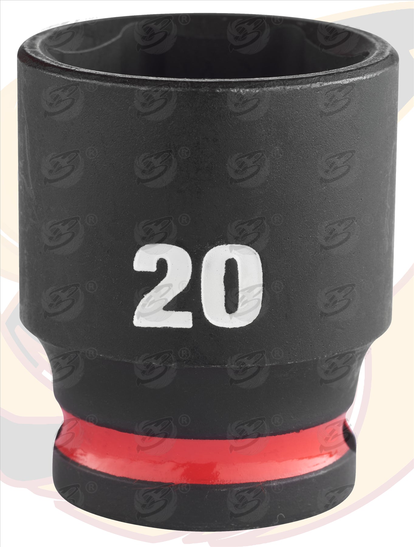 MILWAUKEE 20MM 3/8" DRIVE 6 POINT SHALLOW IMPACT SOCKET ( SINGLE )