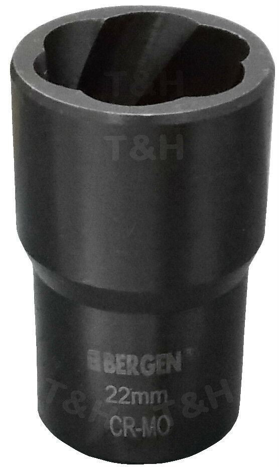 US PRO 5PCS 1/2" DRIVE IMPACT TWIST SOCKETS 17MM - 22MM
