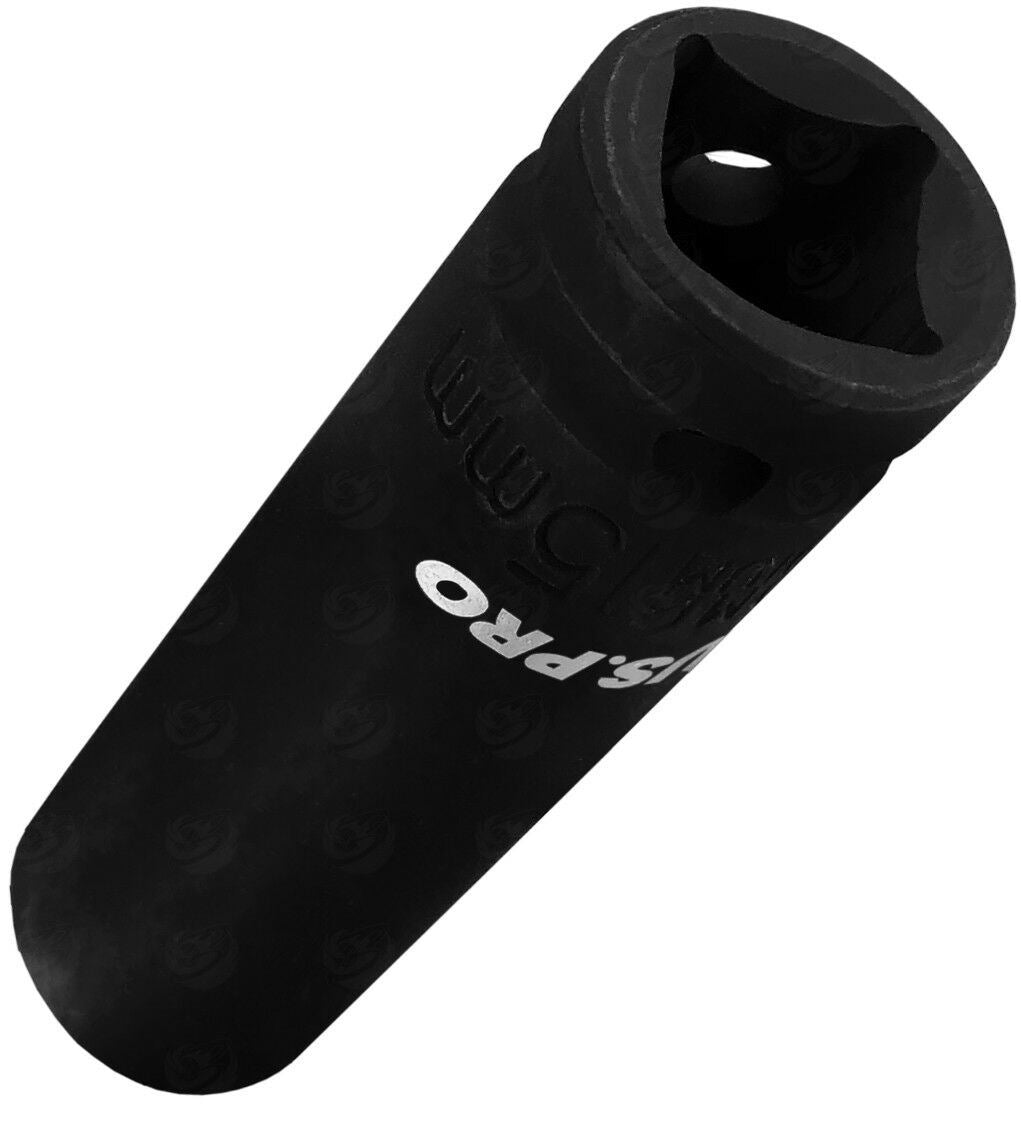 US PRO 15MM 1/2" DRIVE 6 POINT DEEP IMPACT SOCKET ( SINGLE )
