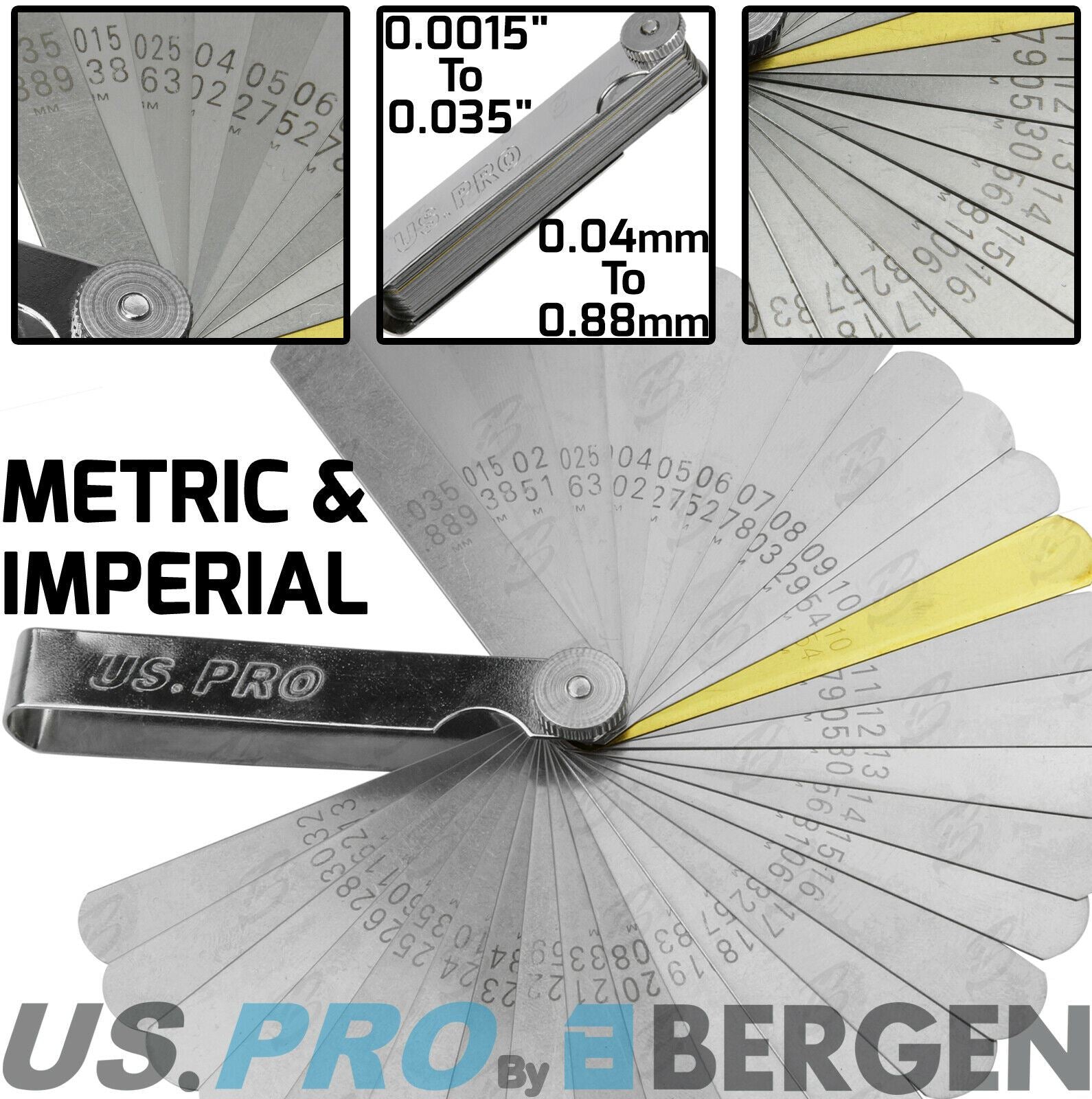US PRO 32 BLADE FEELER GUAGE
