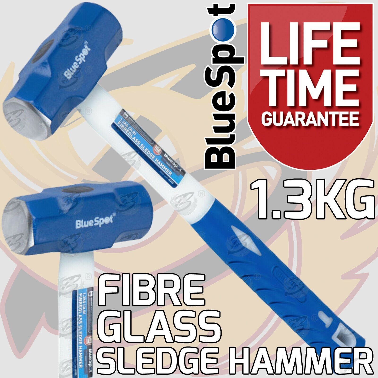 BLUESPOT 1.3KG FIBREGLASS SLEDGE HAMMER