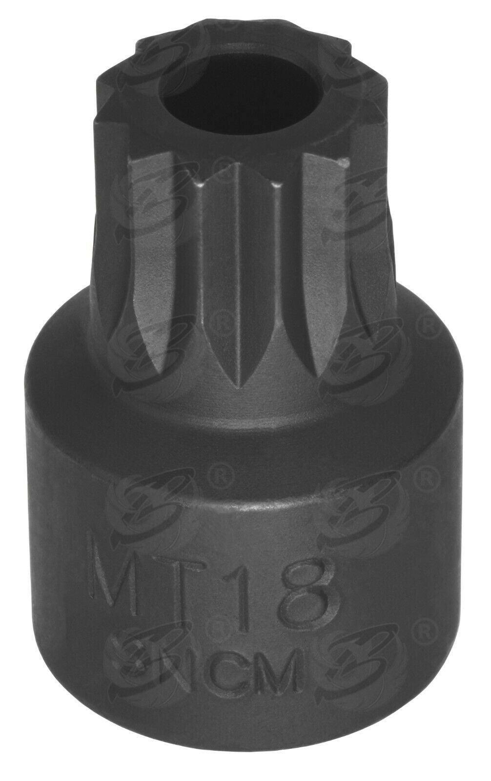 US PRO 9PCS 1/4" & 3/8" & 1/2" DRIVE STUBBY IMPACT SPLINE BIT SOCKETS M4 - M18