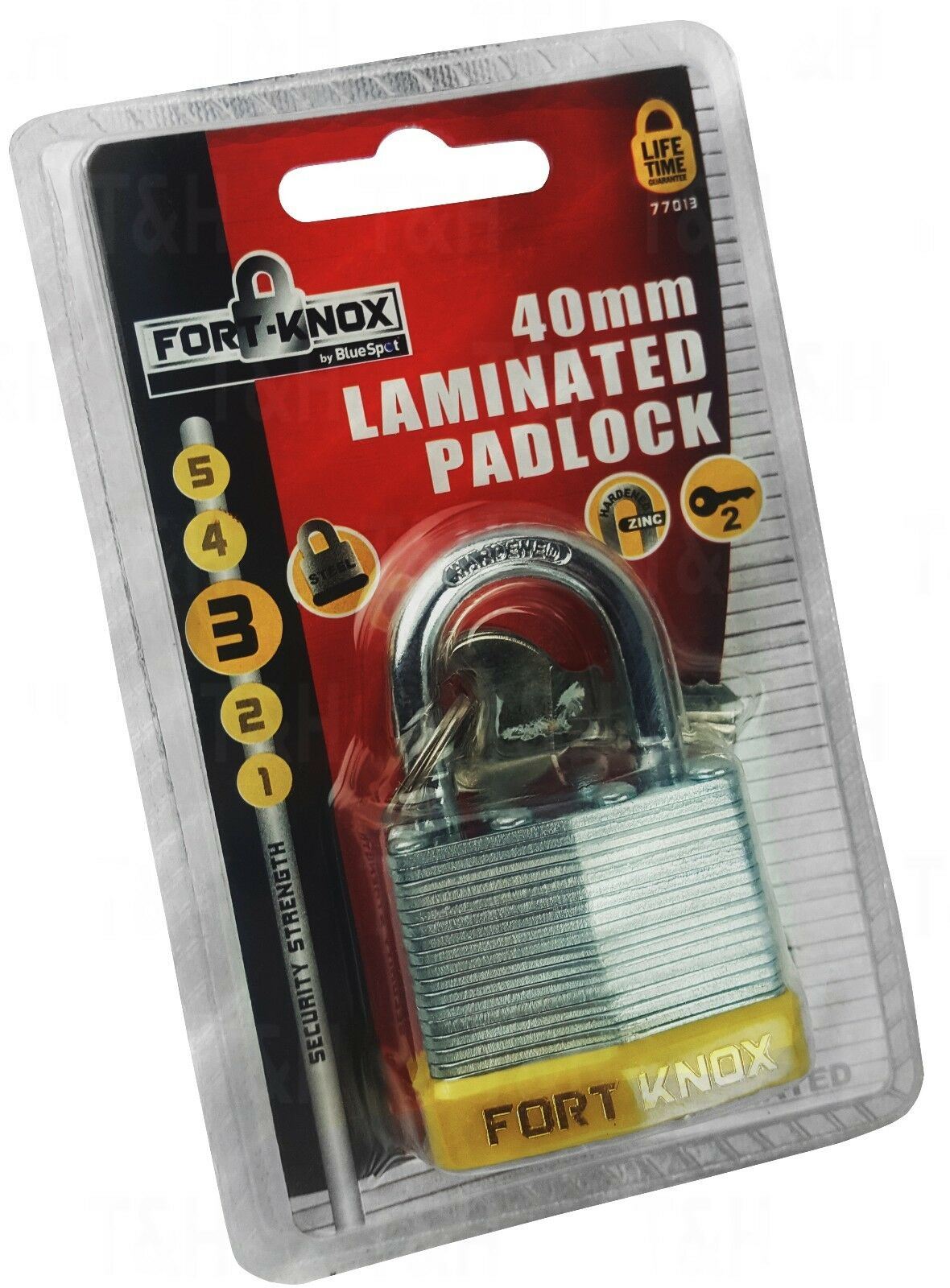 BLUESPOT 40MM LAMINATED PADLOCK