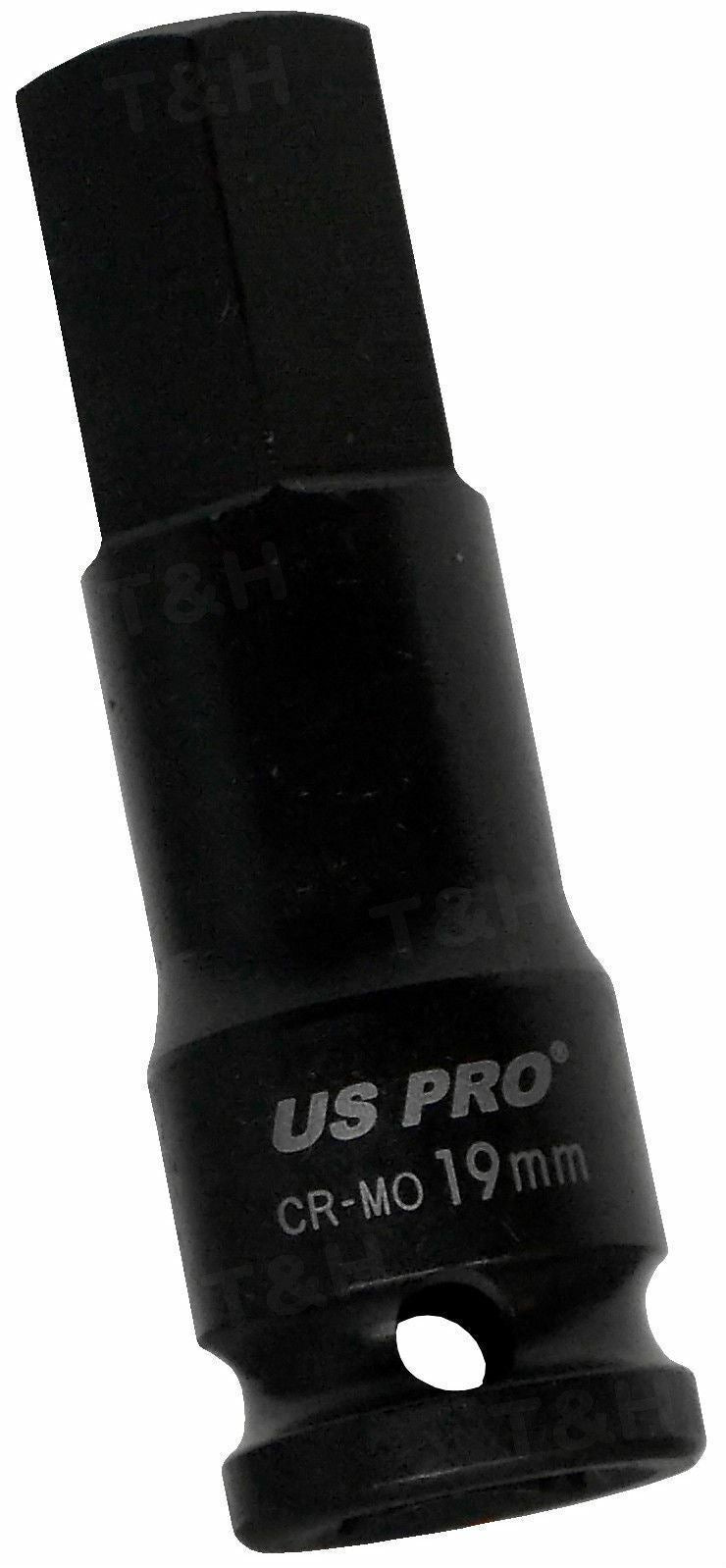 US PRO 8PCS 1/2" DRIVE IMPACT HEX BIT SOCKET SET H5 - H19
