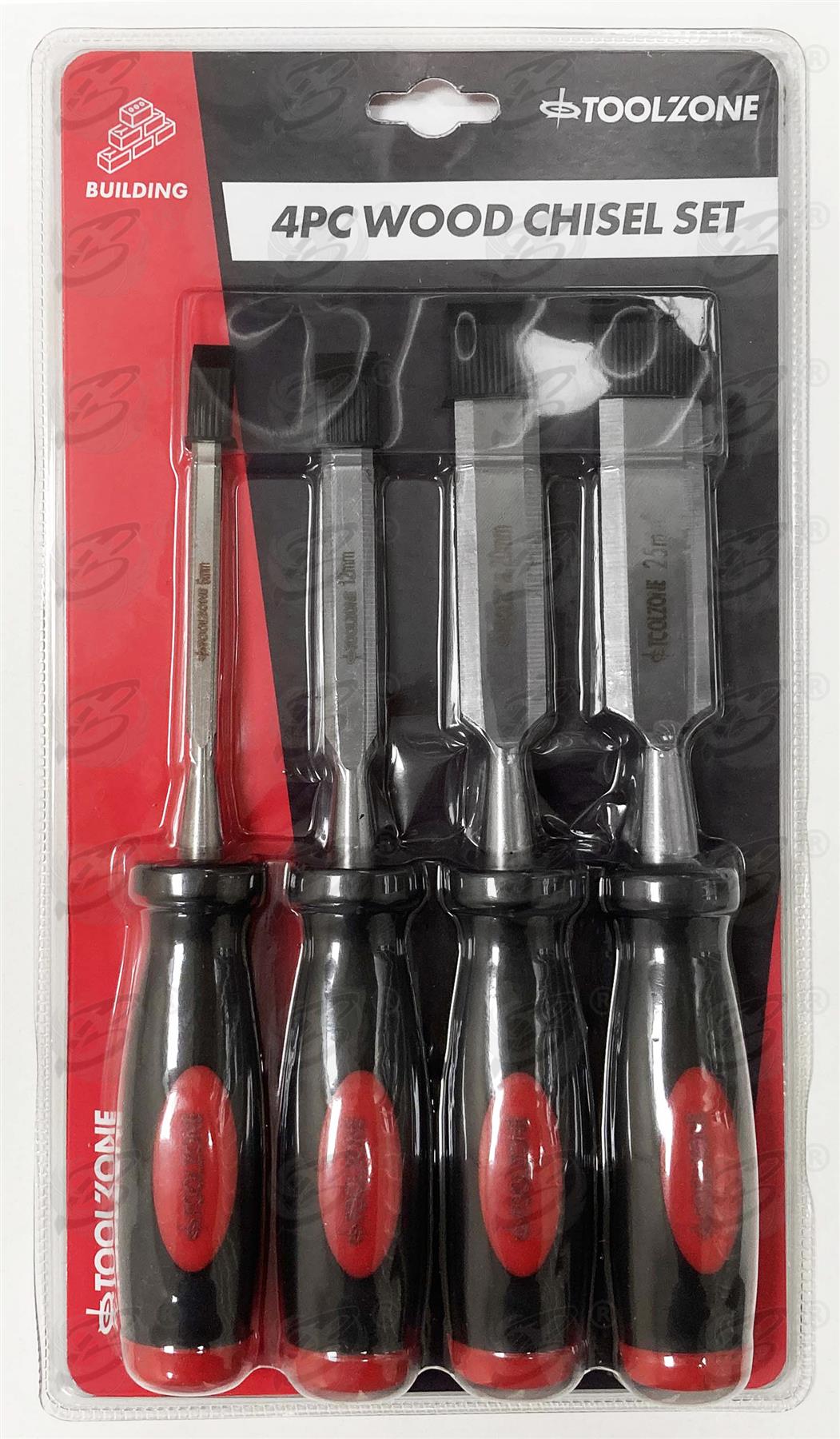 TOOLZONE 4PCS WOOD CHISELS