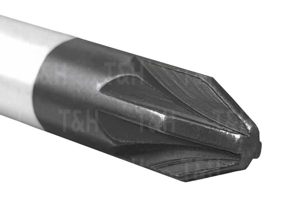 US PRO 5PCS EXTRA LONG MAGNETIC SCREWDRIVER SET ( SLOTTED - PHILLIPS - POZIDRIVE )