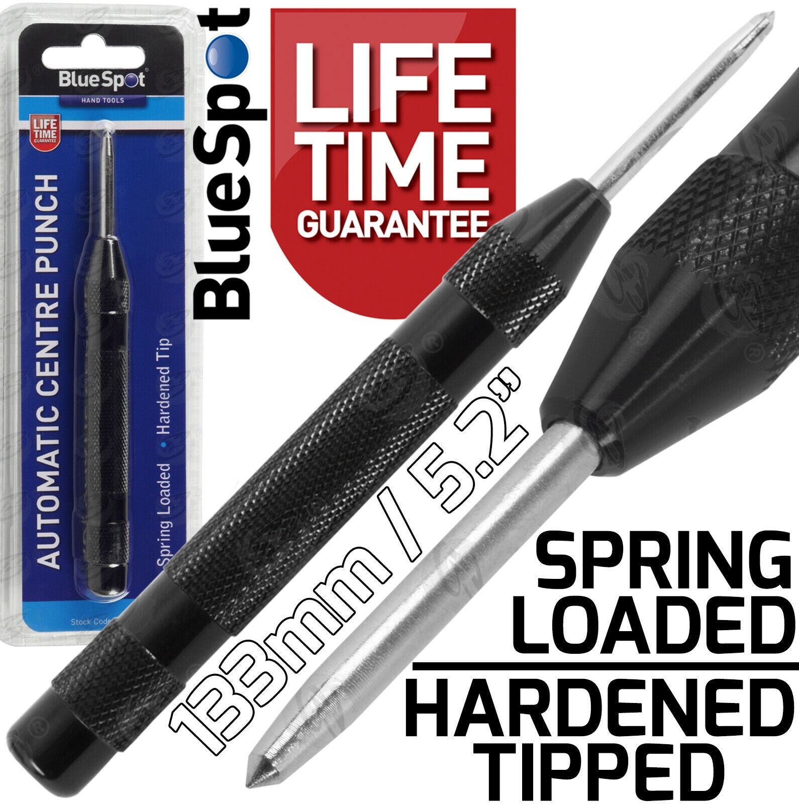 BLUESPOT AUTOMATIC CENTRE PUNCH