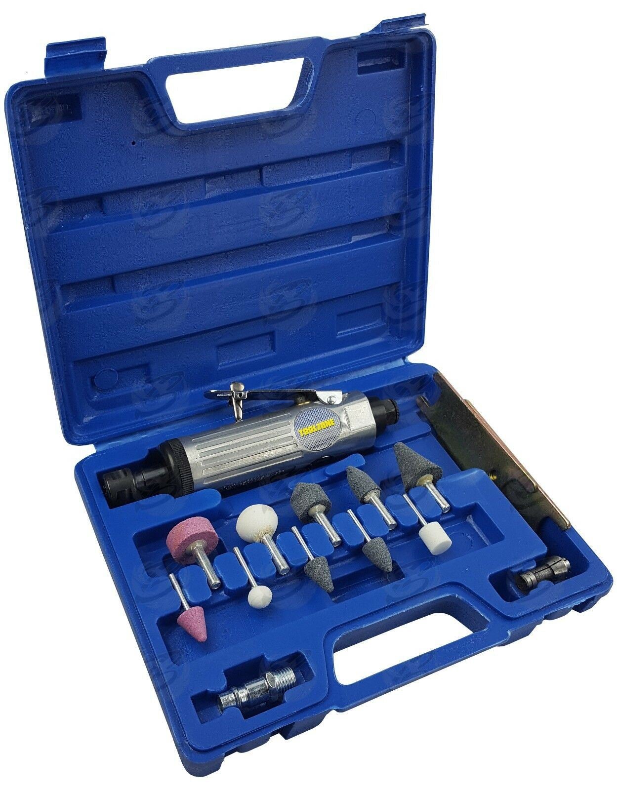 TOOLZONE 15PCS 1/4" AIR DIE GRINDER SET