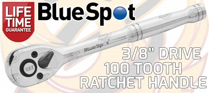 BLUESPOT 3/8" DRIVE 100 TOOTH RATCHET HANDLE