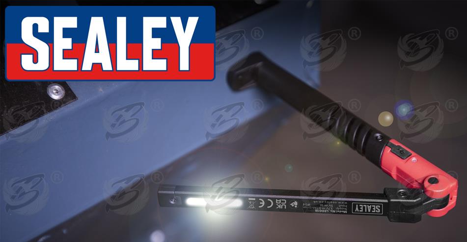 SEALEY RECHARGEABLE SMD LED LI - ION WORK LIGHT ( RED )